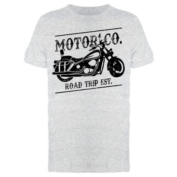 Banner. Motor Co. Road Trip Est T-Shirt Men -Image by Shutterstock, Male Small