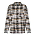 thumbnail image 2 of cllios Flannel Shirts Men Big and Tall Plaid Outerwear Fall Button Down Shirt Jacket Classic Fit Long Sleeve Cardigan Jacket, 2 of 8