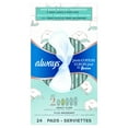thumbnail image 3 of Always Pure Cotton with FlexFoam Pads, Size 2, Heavy, with Wings, Unscented 24 count, 3 of 17