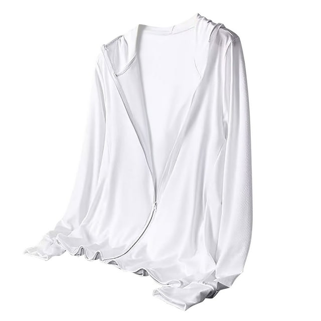 Plebaso Veste de Protection Solaire pour Femmes et Hommes Été à Manches Longues Respirante Plein Air Pêche Randonnée Chandails à Capuchon