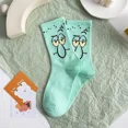 thumbnail image 1 of Calcetines antideslizantes de Bob Esponja para hombre y mujer, medias de algodón de tubo largo con dibujos animados de Patricio y Estrella, transpirables, para otoño, 1 of 6
