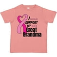 thumbnail image 3 of Inktastic Breast Cancer Awareness I Support My Great Grandma Boys or Girls Toddler T-Shirt, 3 of 5