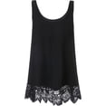 thumbnail image 2 of HSHDLDF Plus Size Swing Lace Flowy Tank Top for Women, 2 of 5