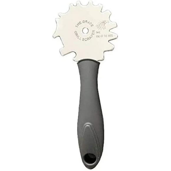 Heavy Duty Grill Tool, Good Grip Stainless Steel For Oven Grille Cleaning, Bristle-Free Design Ensures Safe Usage On Charcoal, Gas, Electric, Ceramic, Infrared, And Smoker Grills,