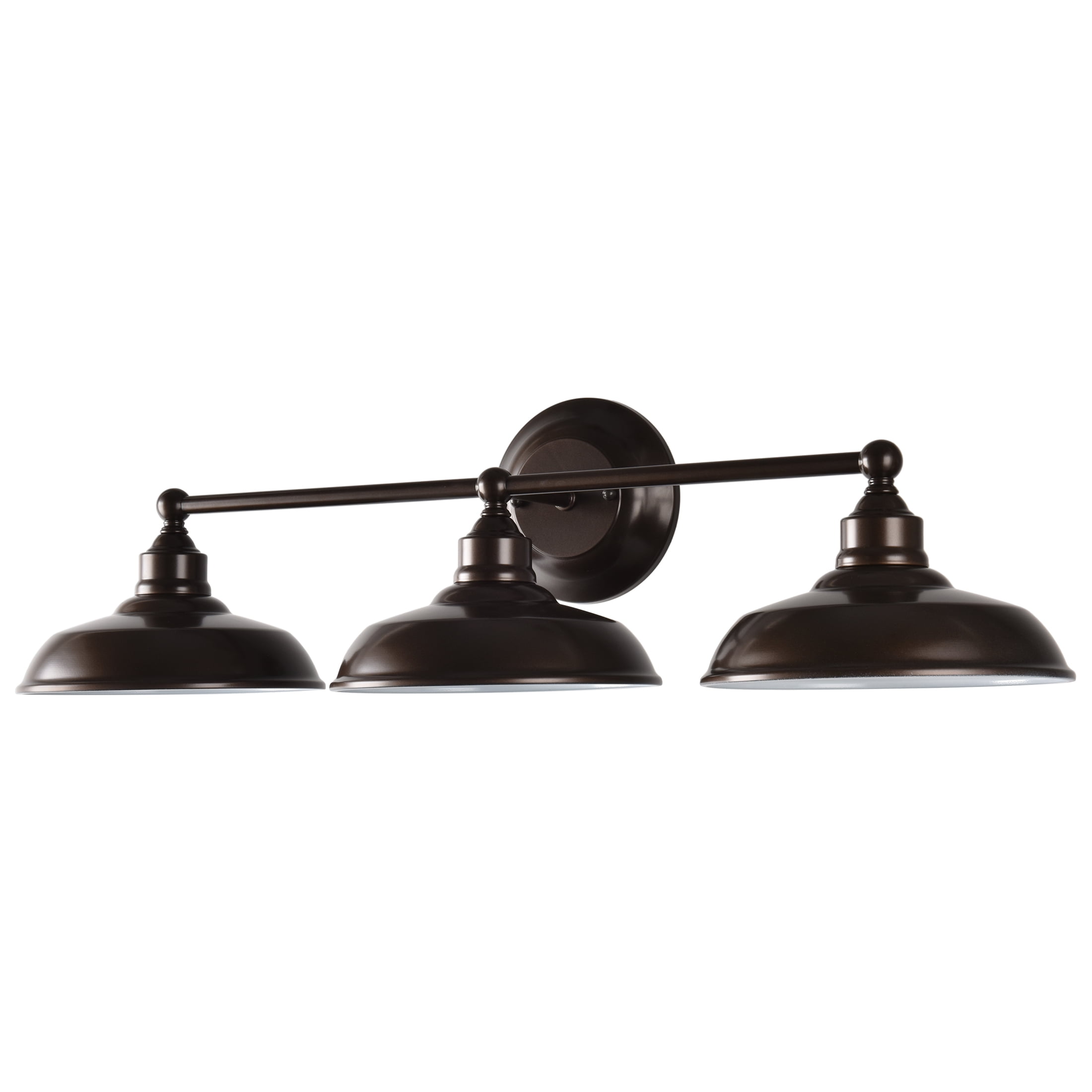 (2 pack) Better Homes & Gardens 28.5" Farmhouse Triple Wall Scones 3-Light Vanity Light, Oil Rubbed Bronze