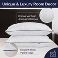 thumbnail image 2 of [ Almohadas Downluxe para Cama Queen Size Juego de 2 Suaves de Poliéster ], 2 of 7