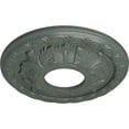 thumbnail image 3 of Ekena Millwork 11 3/8"OD x 3 5/8"ID x 1 1/8"P Leaf Ceiling Medallion (Fits Canopies up to 4 3/4"), Hand-Painted Cloud Burst Crackle, 3 of 7