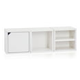 Way Basics Eco Stackable Connect Open Storage Cube and Cubby Organizer ...