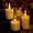 Clear2, variant on Flameless Candles with Remote - Realistic 3D Flickering LED Candles,24H Timer & 3 Sizes (4”/5”/6”), Battery Operated Safe Real Wax Candles for Home/Wedding/Party Decor, Set of 3