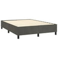 thumbnail image 2 of vidaXL Bed Frame Dark Grey 152x203 cm Queen Velvet, 2 of 5