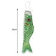 thumbnail image 4 of Bandera de pez koi de Japón, carpa, koinobori japonés, cometa tradicional, patio trasero verde rojo negro, 4 of 9