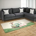 thumbnail image 3 of Easter Egg West Highland White Terrier Bunny Ear Welcome Spring Truck Indoor Rug Westie Westy Dog Lover Carpet Living Bed Room Sofa Home Decor - 12002, 3 of 5