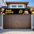 thumbnail image 6 of Golden Balloon Themed 60th Birthday Backdrop Banner Party Decoration Background Photography Props for Birthday Party Celebrations Photo Booth Decor Happy Birthday Cheering Decor, 6 of 8