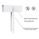 thumbnail image 3 of Metal bifold door lock portable door lock for folding doors and closets, 3 of 10