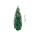 thumbnail image 3 of Bfogop Desktop Miniature Pine Tree Mini Christmas Trees Tabletop Christmas Tree Small Pine Tree Bottle Brush Trees for Christmas Decor Christmas Party Home Table Craft Decorations 17 Inch, 3 of 6