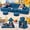 blue, variant on JUIKURY 22Pcs Grey Modular Foam Sectional Couch, Convertible Multi‑Configuration Floor Sofa