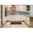 thumbnail image 6 of Ahgly Company Machine Washable Indoor Rectangle Transitional Fire Brick Red Area Rugs, 5' x 7', 6 of 7