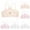 Z4-Light Pink 2PCS & White 2PCS & Beige 2PCS, variant on shoper Multipack Crop Top Bra for Girls Seamless Sports Bra Training White Teen Tween Bra Camisole Style Lightweight Breathbale Seamless Kids