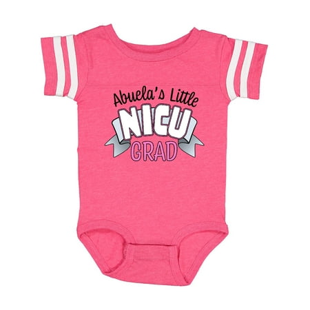 

Inktastic Abuela s Little Nicu Grad in Pink with Banner Gift Baby Boy or Baby Girl Bodysuit
