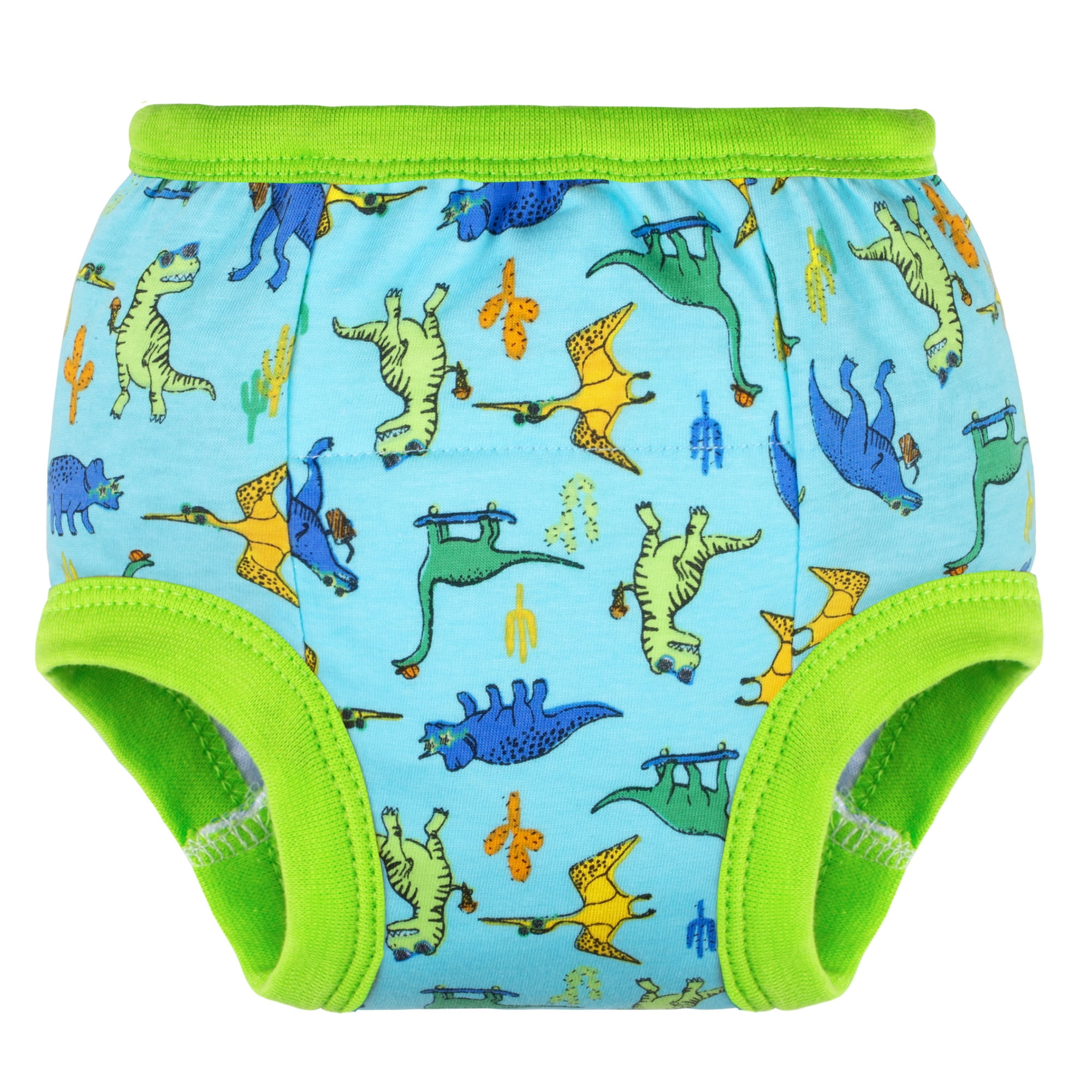 BIG ELEPHANT 10-pack Baby Potty Training Underwear, Soft 100% Cotton Absorbent Training Pants for Boys & Girls, Ages 12M-10Y