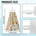 thumbnail image 7 of ZIATUBLE Floral Kitchen Hand Towels with Hanging Loops Hand Towels for Bathroom Easy to Install Hanging Dish Towels Set 2 Pack Breathable Dish Towel Hand Towels Lightweight Hand Tie Towel, 7 of 7
