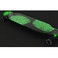 thumbnail image 5 of Shark Wheel Fingerprint Clear Longboard with Lights, 5 of 5