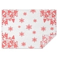 thumbnail image 1 of Nappe de Noël Résistante aux Plis Lavable, sous-Tables, Couvre-Tables, Style Ferme, Couverture de Noël pour la Neige, Couverture de Table pour Arrière-Plan de Noël Intérieur Extérieur, Anniversaire, Rectangulaire, 60x84 Pouces, 1 of 5
