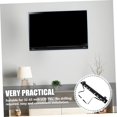 thumbnail image 2 of 1 Set Tv Wall Mount Bracket Hanging Rack Studless Tv Mount Renter Friendly Tv Wall Mount No Drill Tv Mount Tv Wall Mount No Drilling Tv Wall Mount 40 Inch Tv Stand Wall-Mounted, medium, Black, 2 of 8