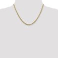 thumbnail image 2 of 10k Yellow Gold 3.75mm Concave Anchor Chain Necklace Pendant Charm, 2 of 9