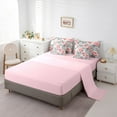 thumbnail image 5 of Castle Fairy Chic Flower 7-Piece Bedding Comforter Set for Teens Women Men,Vintage Rustic Flower King Bedding Sets,Botanical Plants Ultra Soft Bed Sheets,Breathable Home Decor, 5 of 8