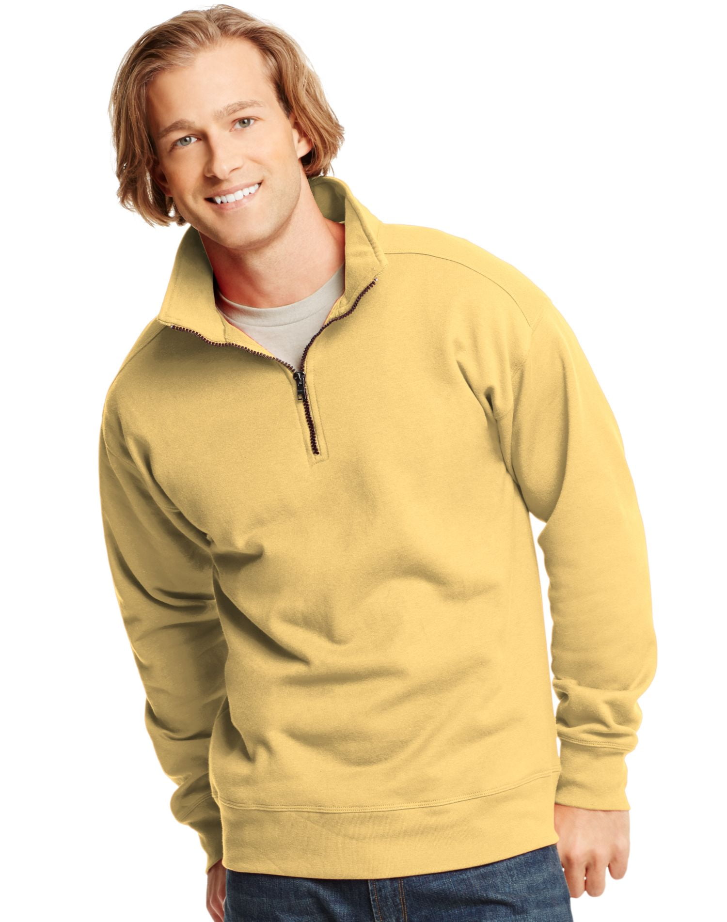Hanes Men's Nano Premium Soft Lightweight Fleece Jacket