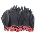 thumbnail image 4 of Guantes de trabajo de precisión Protección de manos Guantes flexibles de nailon antiestático con revestimiento de PU, 20 pares, xL Methold HA5743-08, 4 of 7