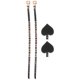 thumbnail image 1 of 1 par de correas ajustables para el talón, repuesto de tacones altos, correas para el tobillo, correas de tacón de PU para sujetar tacones sueltos, 1 of 7