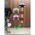 thumbnail image 2 of Ganchos Colgantes Metal Hugtrwg con Soporte Suspensión 5 Uds con Tornillo para Herramienta Garaje Jardín, 2 of 9