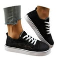 thumbnail image 3 of Summer Tennis Shoes for Women,Womens Casual Breathable Mesh Lace Canvas Shoes,White Sneakers with Embroidery Flower, 3 of 9