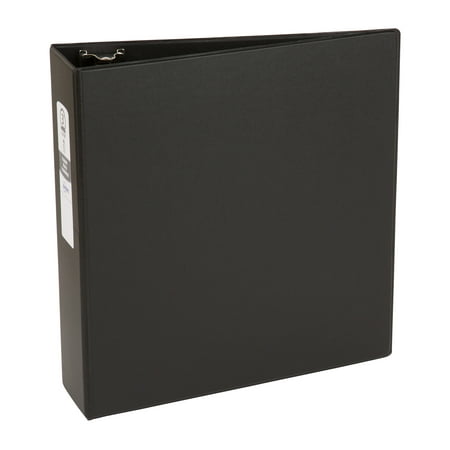 Avery Economy 3 Ring Binder, 3" Round Rings, 1 Black Binder (03602)
