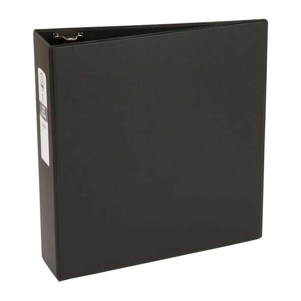 Avery Economy 3 Ring Binder, 3" Round Rings, 1 Black Binder (03602