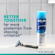 Gillette Mach3 Shaving Razor for Men, 1 Razor Handle, 1 Blade Refill