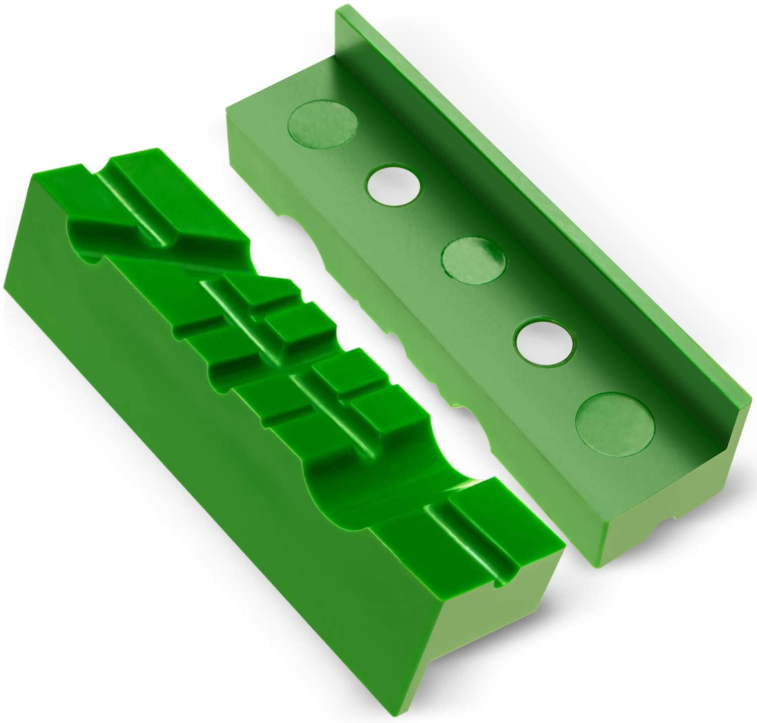 Lisle 48100 Aluminum Rubber Faced Vise Jaw Pads For Protecting Delicate Parts 