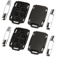 thumbnail image 2 of Chrome Key Fob Keyless Entry Remote Shell Case & Pad fits Chevy Silverado Colorado/GMC Sierra Canyon 2014 2015 2016, 2 of 2