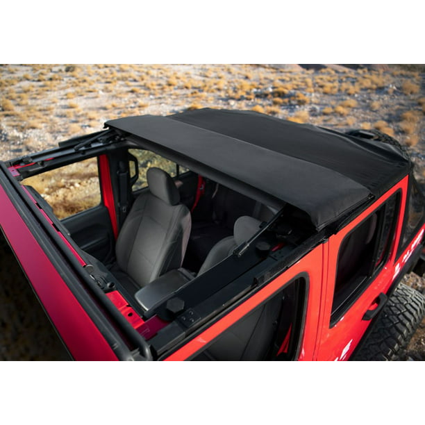 Rampage Products 139435 TrailView Fastback Soft Top for 2018-Currnet Jeep  Wrangler JL 4 Door 