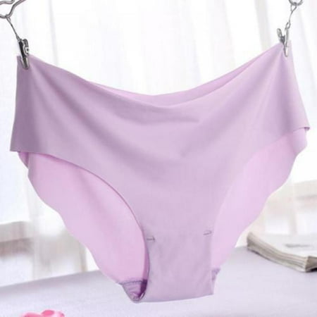 

HOTWINTER Women s Seamless Invisible Soft Briefs Hipster Ladies Underwear Panties Soft Knickers