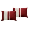 thumbnail image 5 of 7-Piece Freya Comforter Set Bedding|Scroll Embroidery Star Snowflake Embossing Pleated Stripe|Burgundy Beige|King Size, 5 of 5