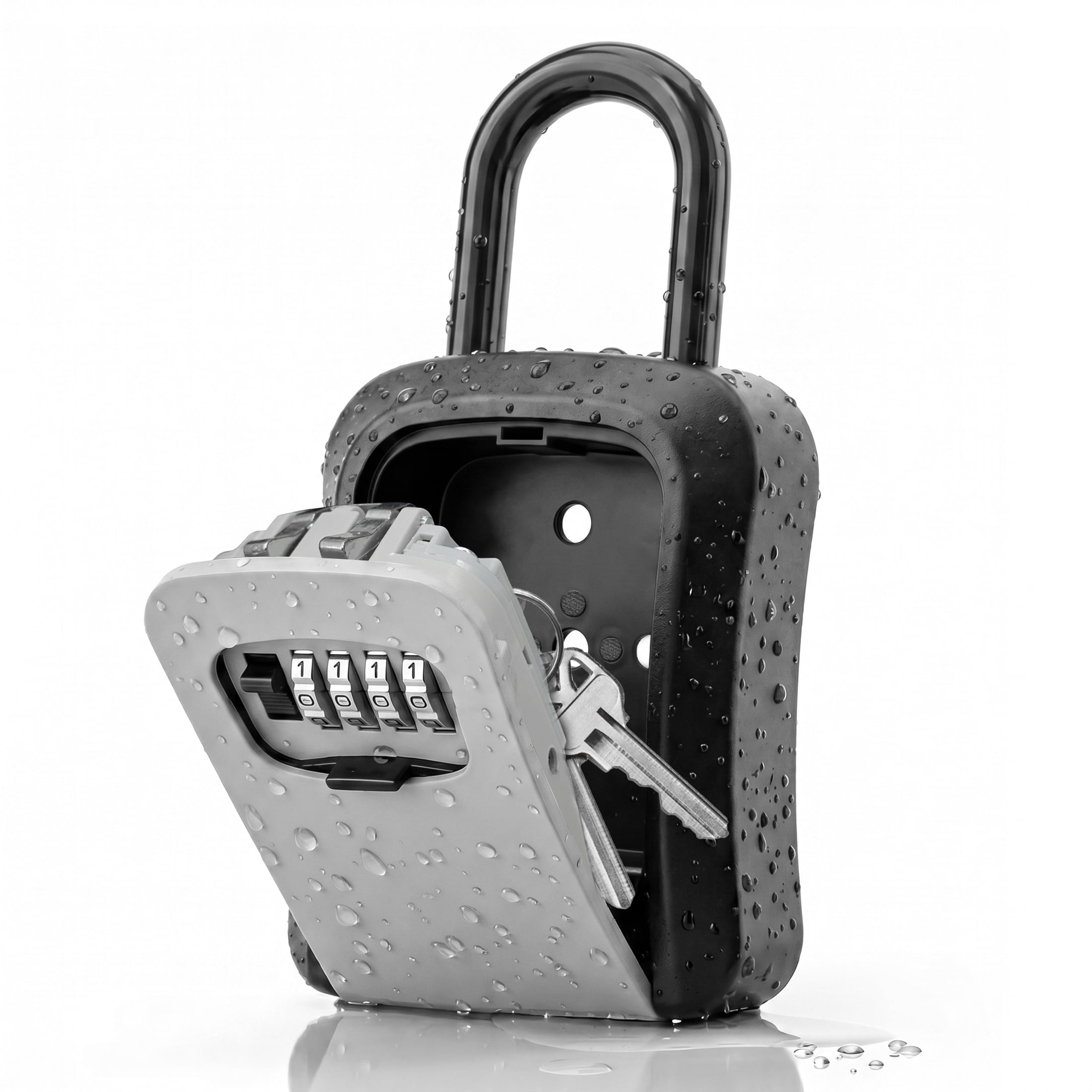 2X Outdoor Rock Hide A Key Holder Home Emergency Spare Key Car
