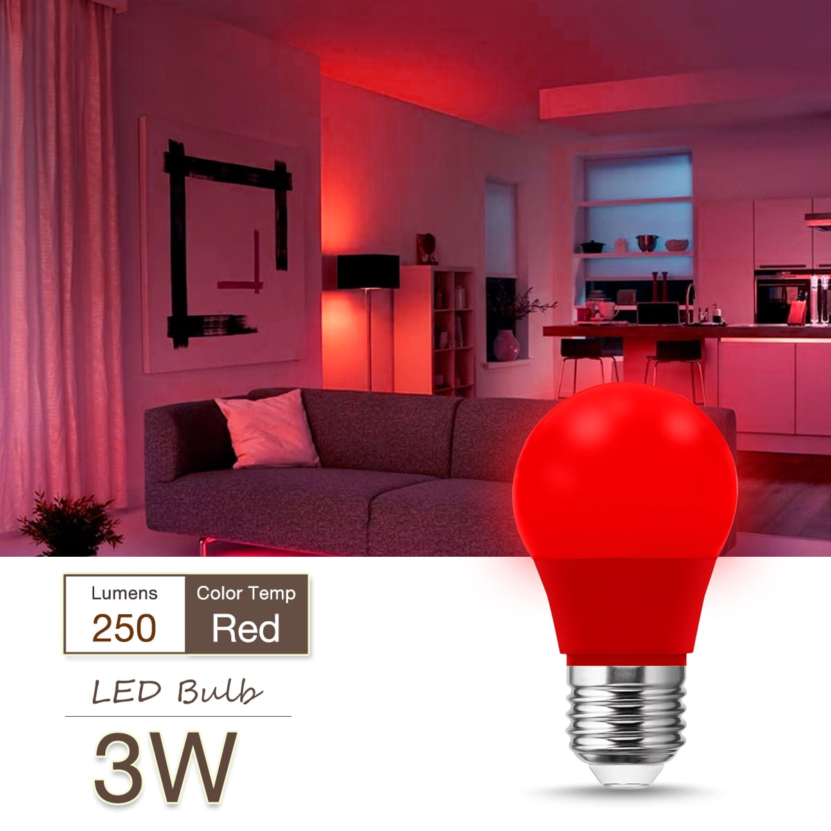 red light bulb room