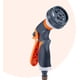 thumbnail image 1 of Pistola de riego, Pistola de riego, Pistolas rociadoras de jardín, 8 modelos de riego ajustables Pistola de riego de jardín, para lavar autos, regar plantas (naranja gris), 1 of 3