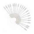 thumbnail image 1 of 24Pcs Nail Display Plate Sturdy Convenient Carry PP Bowknot DIY False Nail Polish Card for Household, 1 of 10