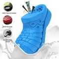 thumbnail image 6 of PcEoTllar Dog Toy for Aggressive Chewer Large Medium indestructible Super Chew Dog Toys Squeaky Dog, Slipper Shape Squeaky Dog Toys for Aggressive Chewers Puppies Medium Large Dogs, Blue, 6 of 10