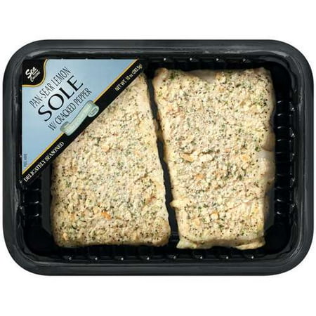 Sea Cuisine: Pan-Sear Lemon W/Cracked Pepper Sole, 10 oz