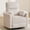 Beige-R, variant on Power Nursery Swivel Glider Recliner Upholstered Lounge Single Reclining Chair for Bedroom, Living Room
